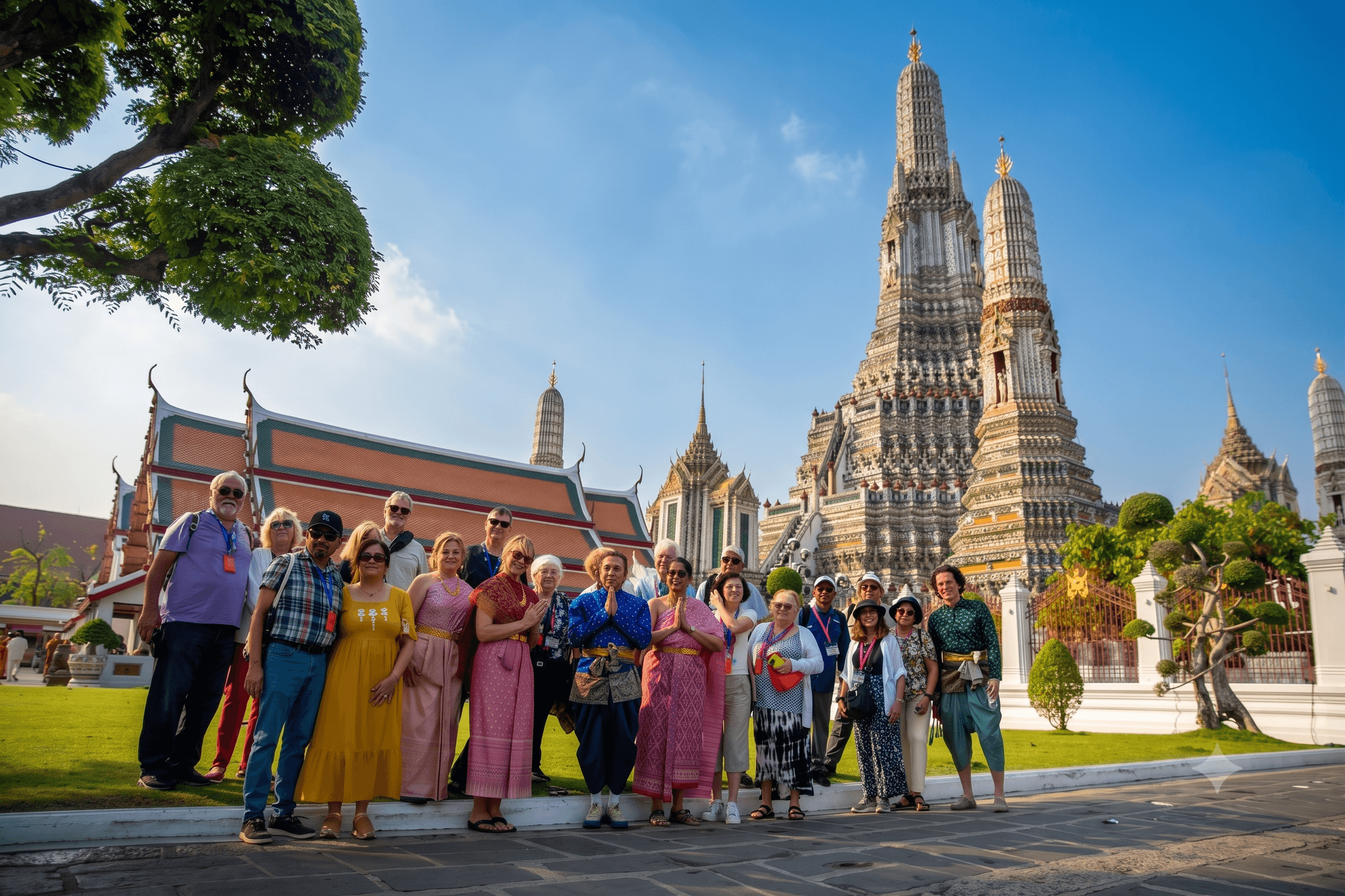 Full-Day Ayutthaya Tour : By Bus – Return by Boat with Buffet Cruise