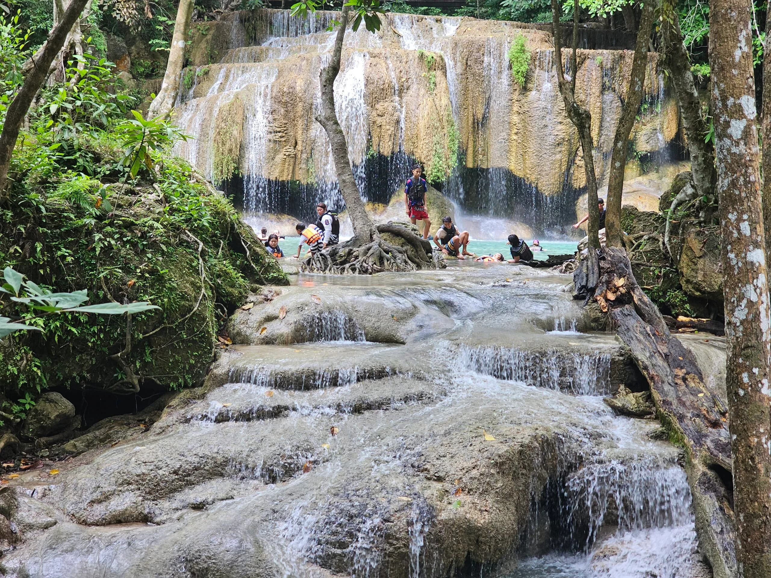 Private Tour with Local Guide to Erawan Waterfall Boat Tour in Kanchanaburi - Photo 1