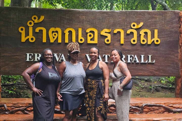 Private Tour with Local Guide to Erawan Waterfall Boat Tour in Kanchanaburi