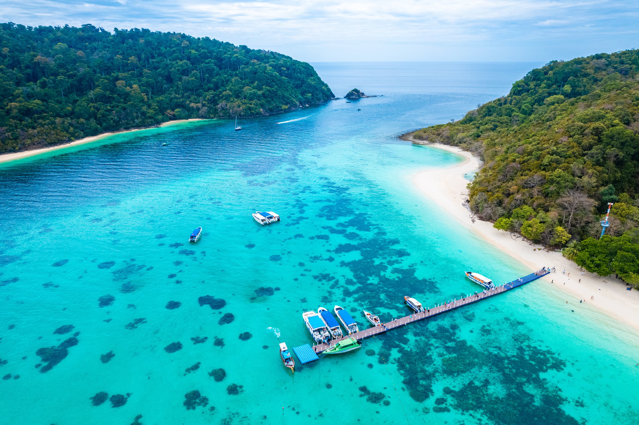 Koh Rok & Koh Haa Catamaran Snorkeling Tour From Phuket - Photo 1
