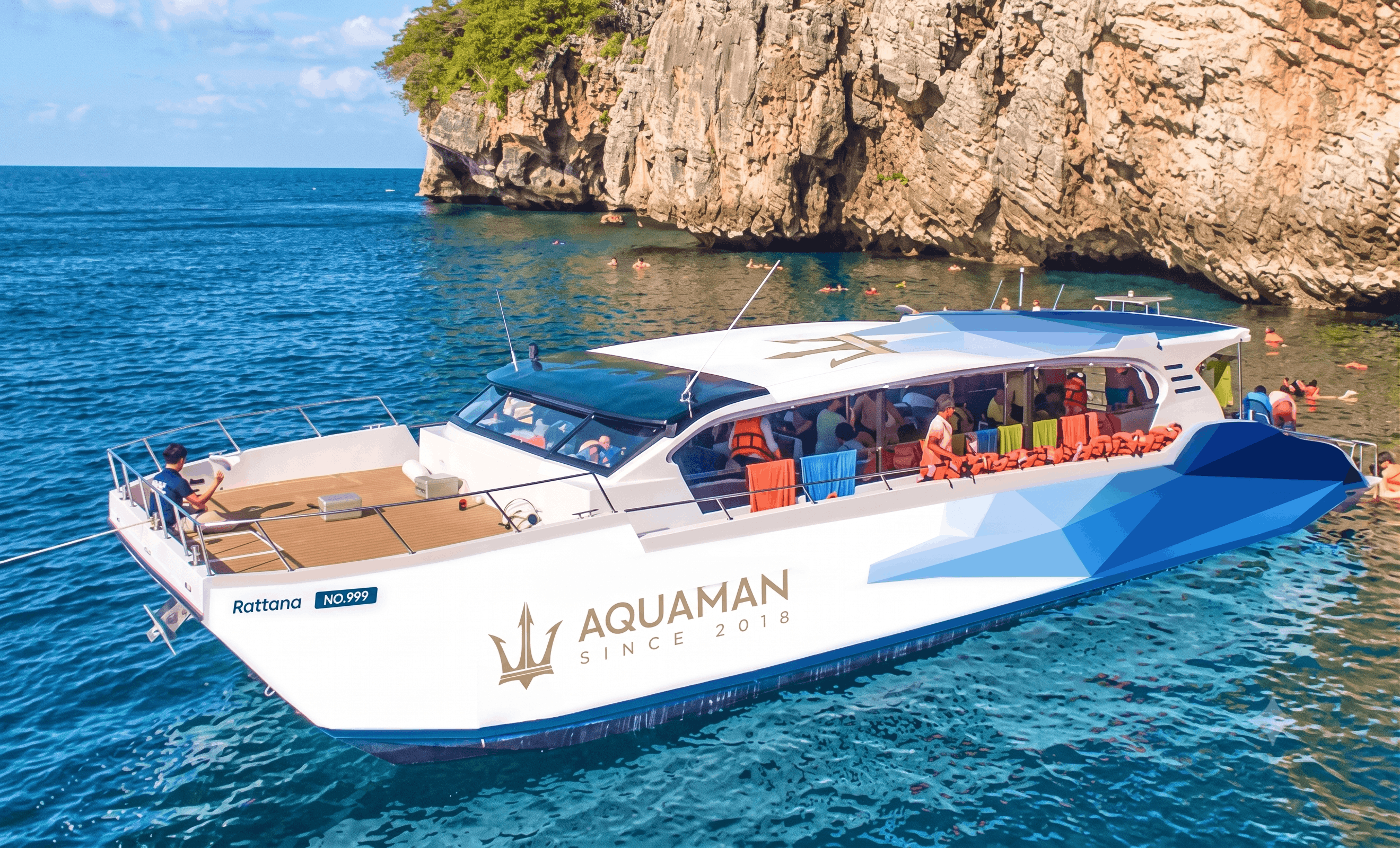 Hero image for Koh Rok & Koh Haa Catamaran Snorkeling Tour From Krabi